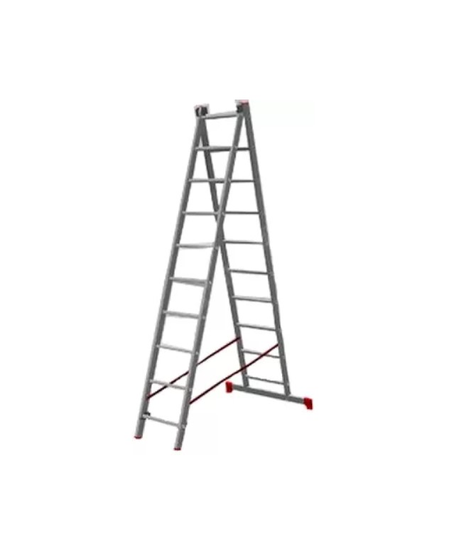Лестница алюм. 2-х секц. 299/550см 2х12 ступ. 12кг PRO STARTUL