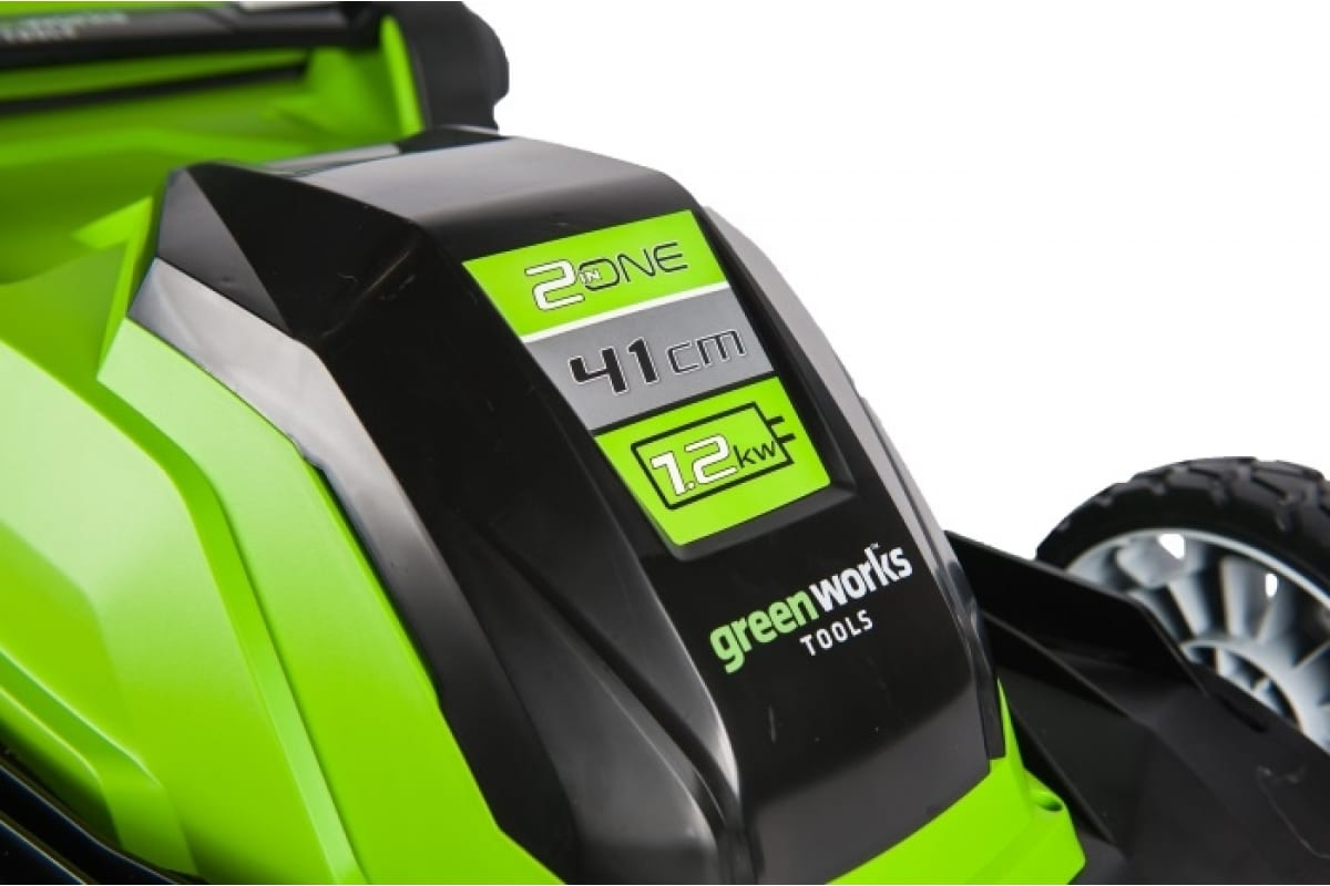 Электрическая газонокосилка Greenworks GLM1241
