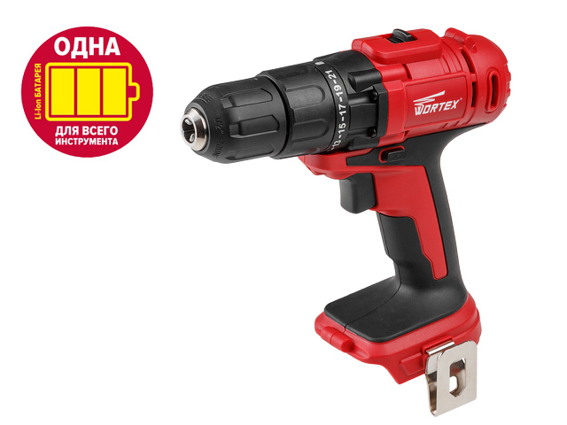 Аккумуляторная дрель-шуруповерт WORTEX BD 1830 Li в кор.