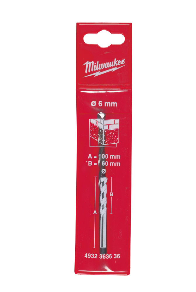 Сверло по бетону MILWAUKEE D 6х60х100 (1 шт.)