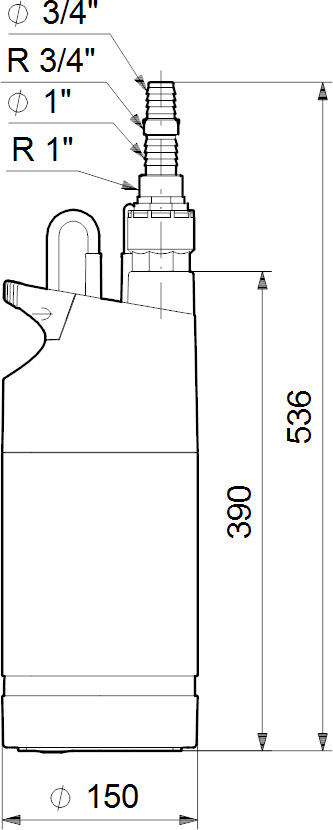 Погружной насос Grundfos SB 3-35 M