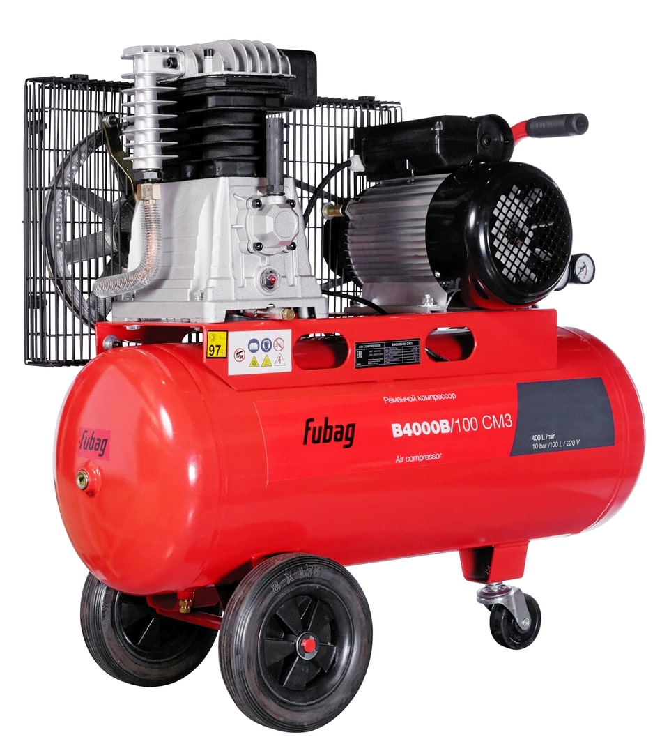 Компрессор масляный ременной FUBAG B4000B/100 СМ3