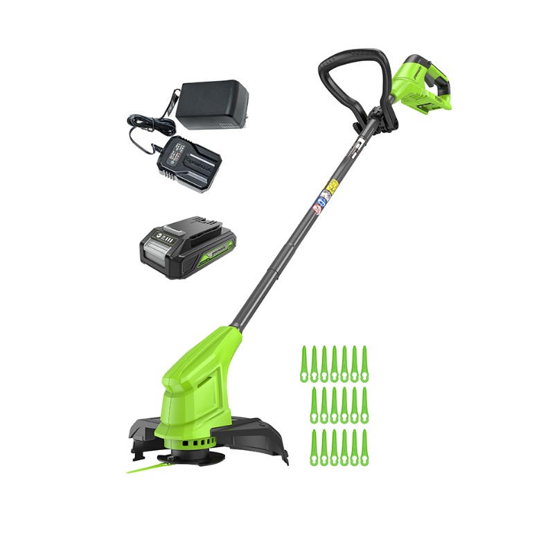 Аккумуляторный триммер Greenworks G24LT251 24В (АКБ 2Ач + ЗУ)