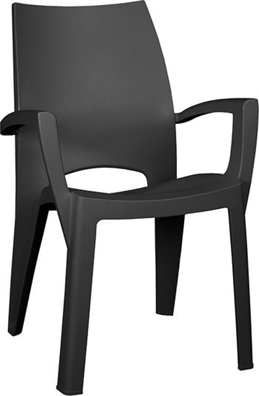 Стул пластиковый Keter Spring Chair (Спринг), графит