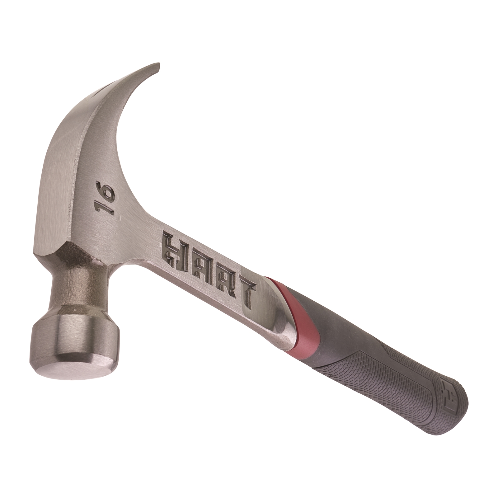 Молоток цельнометаллический с гвоздодером HART HH16SCH (450 г)
