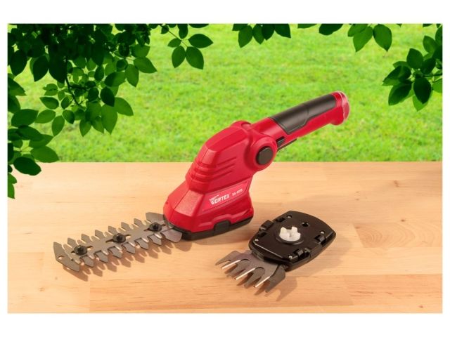 Аккум. ножницы садовые WORTEX SG 4015 в кор.+насадка-кусторез