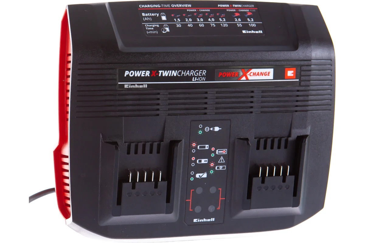 Зарядное устройство в комплекте Einhell Power X-Twincharger 3A
