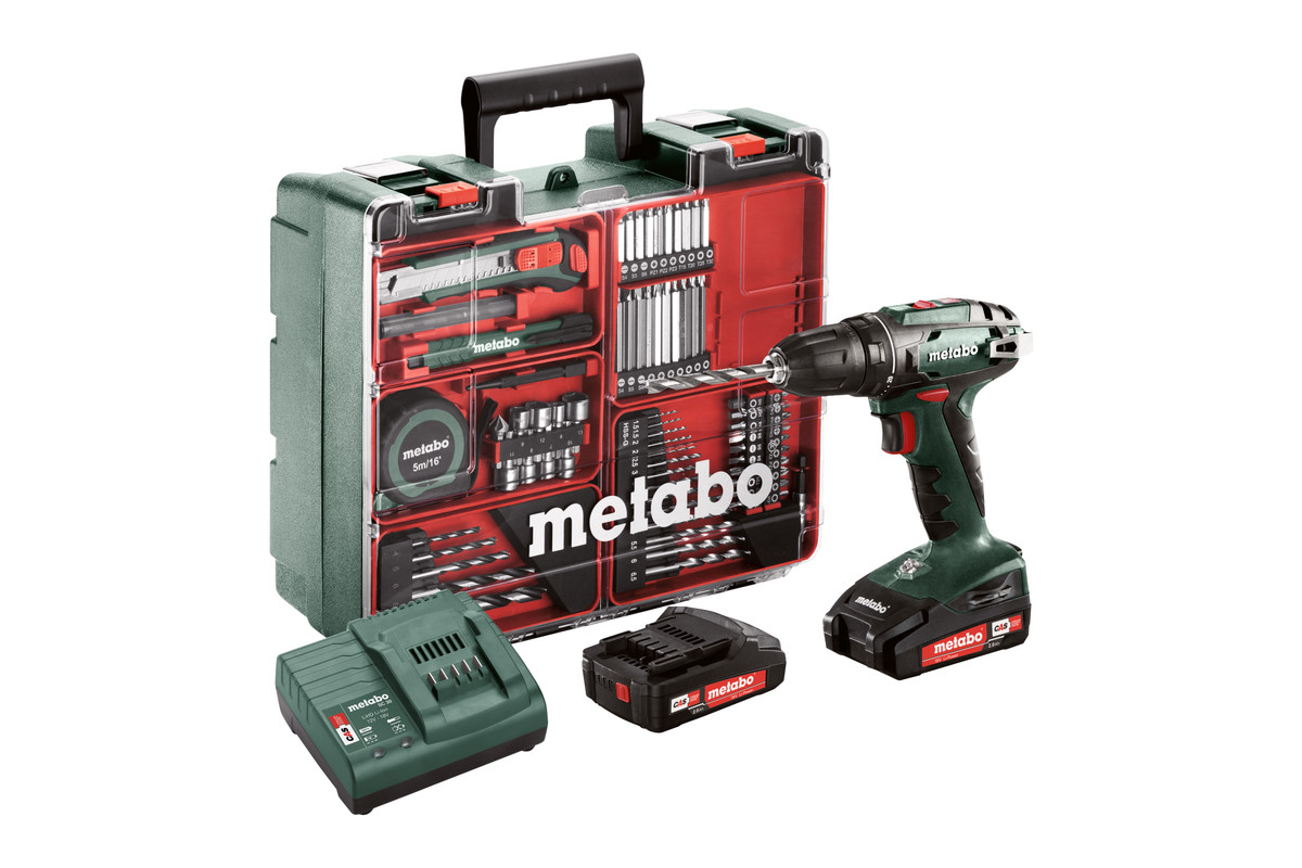 Аккумуляторная дрель-шуруповерт Metabo BS 18 Set