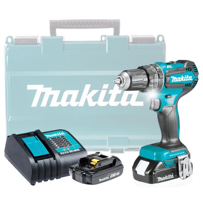 Аккумуляторная ударная дрель-шуруповерт MAKITA DHP 485 SYE в чем.