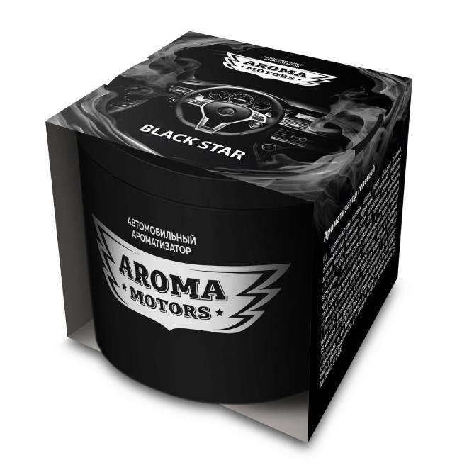 Ароматизатор гелевый GraSS «Aroma Motors» BLACK STAR 100мл