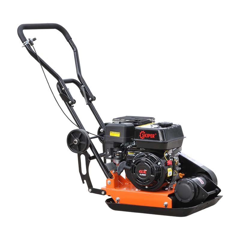 Виброплита Skiper C60PRO-2 (168F, колёса, мат)