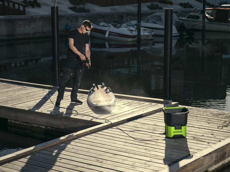 Мойка высокого давления аккумуляторная GREENWORKS GDC40