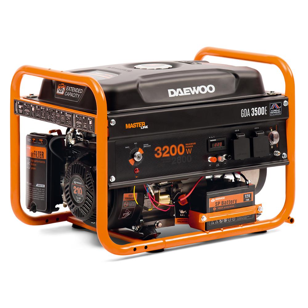 Генератор бензиновый Daewoo Power GDA 3500E
