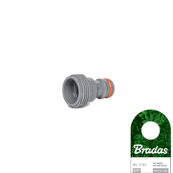 Штуцер BRADAS WHITE LINE 3/4" с внешней резьбой