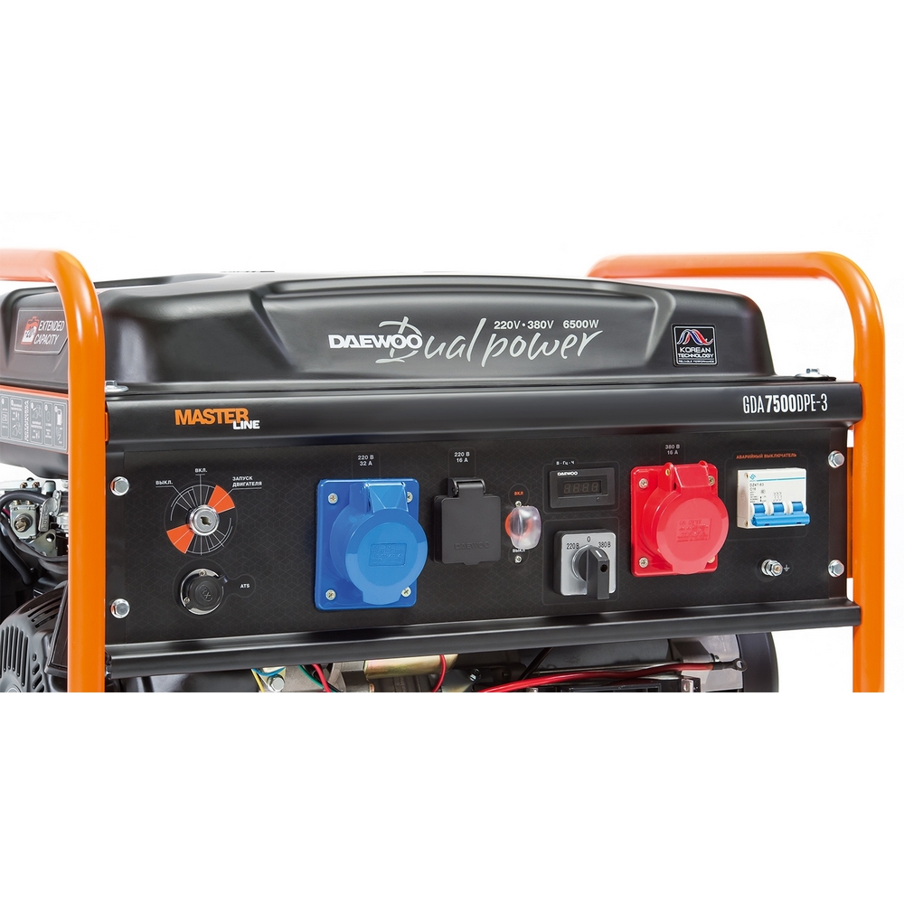 Генератор бензиновый Daewoo Power GDA 7500 DPE-3