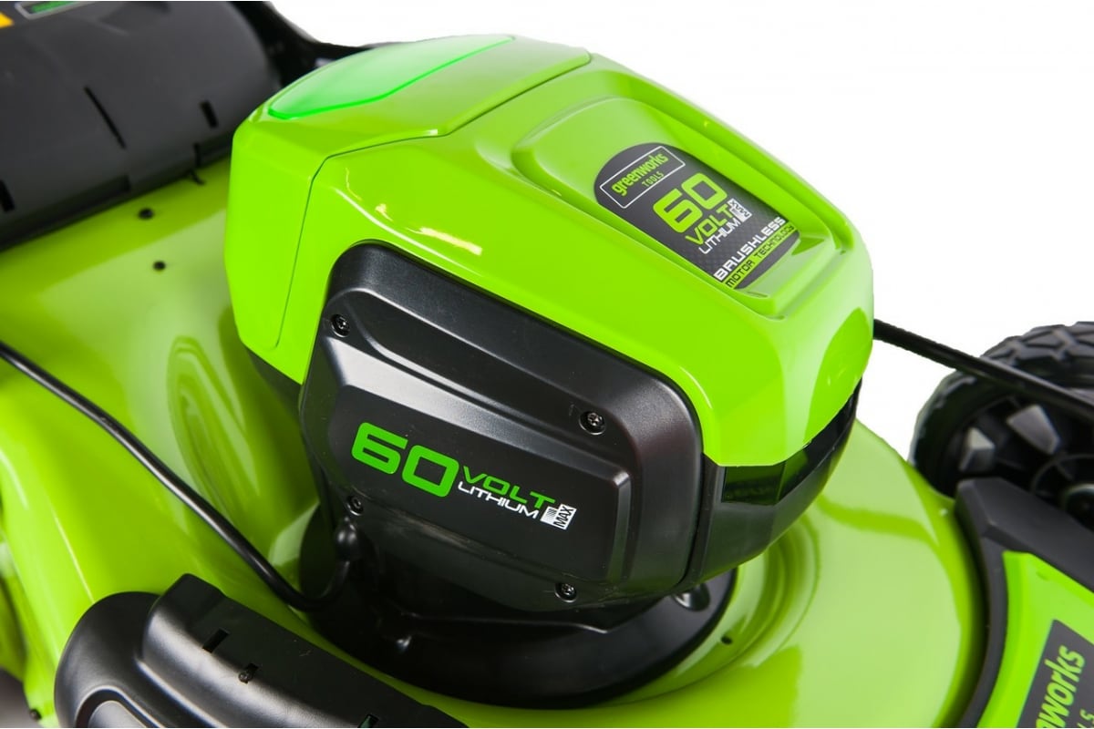 Аккумуляторная газонокосилка Greenworks GD60LM46SP