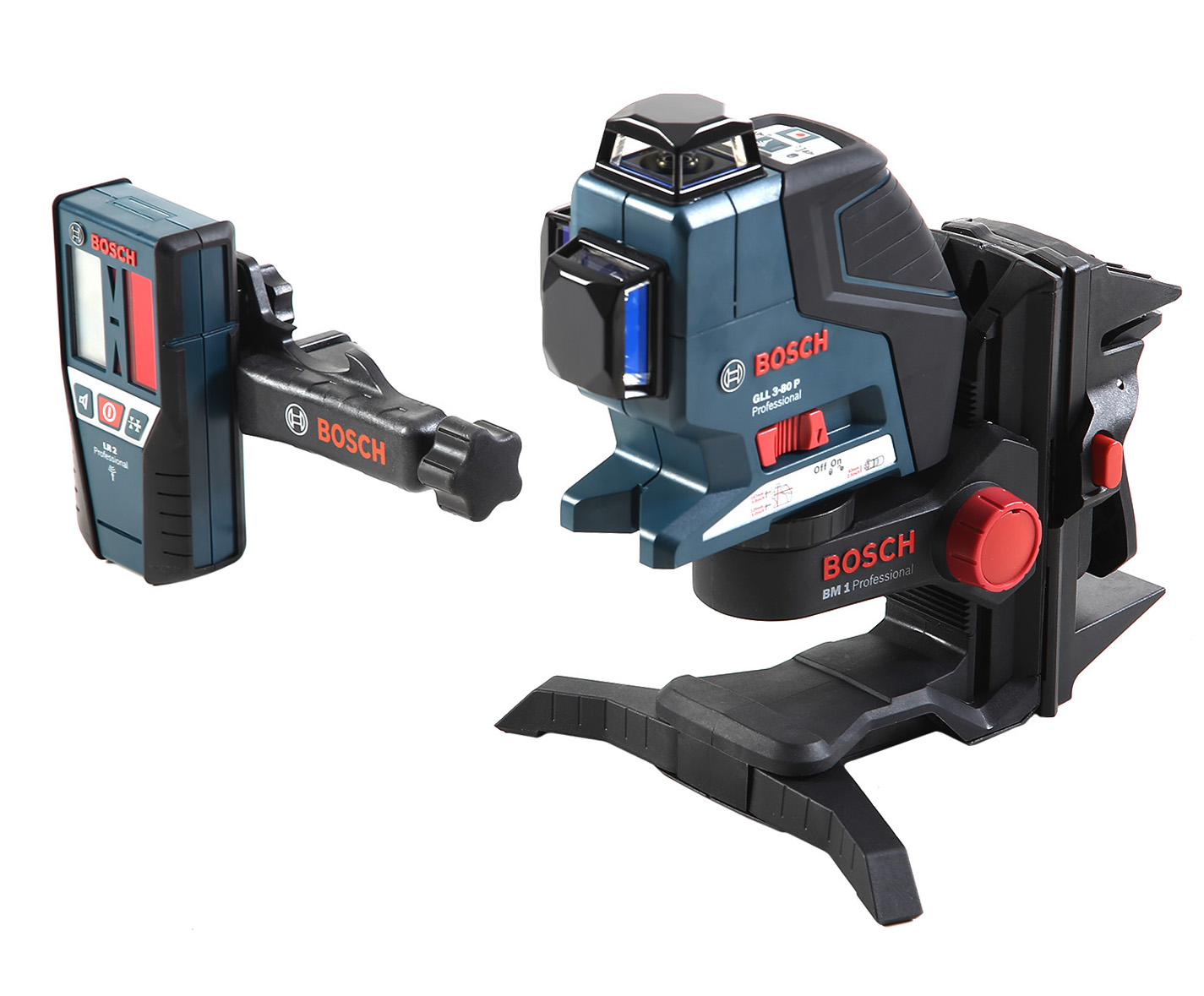 Линейный нивелир Bosch GLL3-80P+BM1+LR2 0.601.063.30A