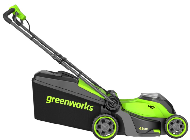 Аккумуляторная газонокосилка Greenworks GD40LM411K4 40V (АКБ+ЗУ)