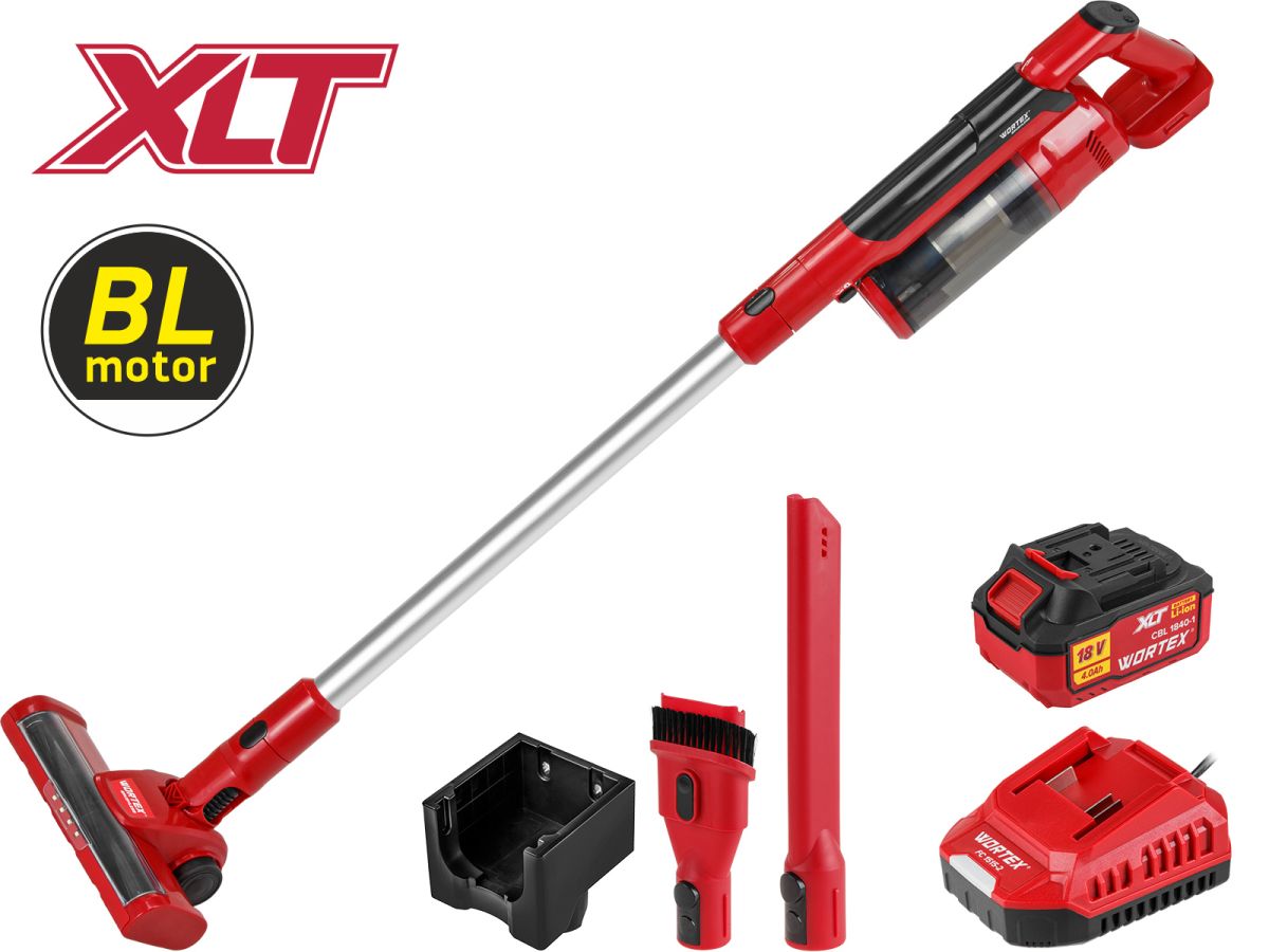 Аккумуляторный пылесос WORTEX CVC 1825 ALL1 XLT SET (АКБ 4Ач + ЗУ)