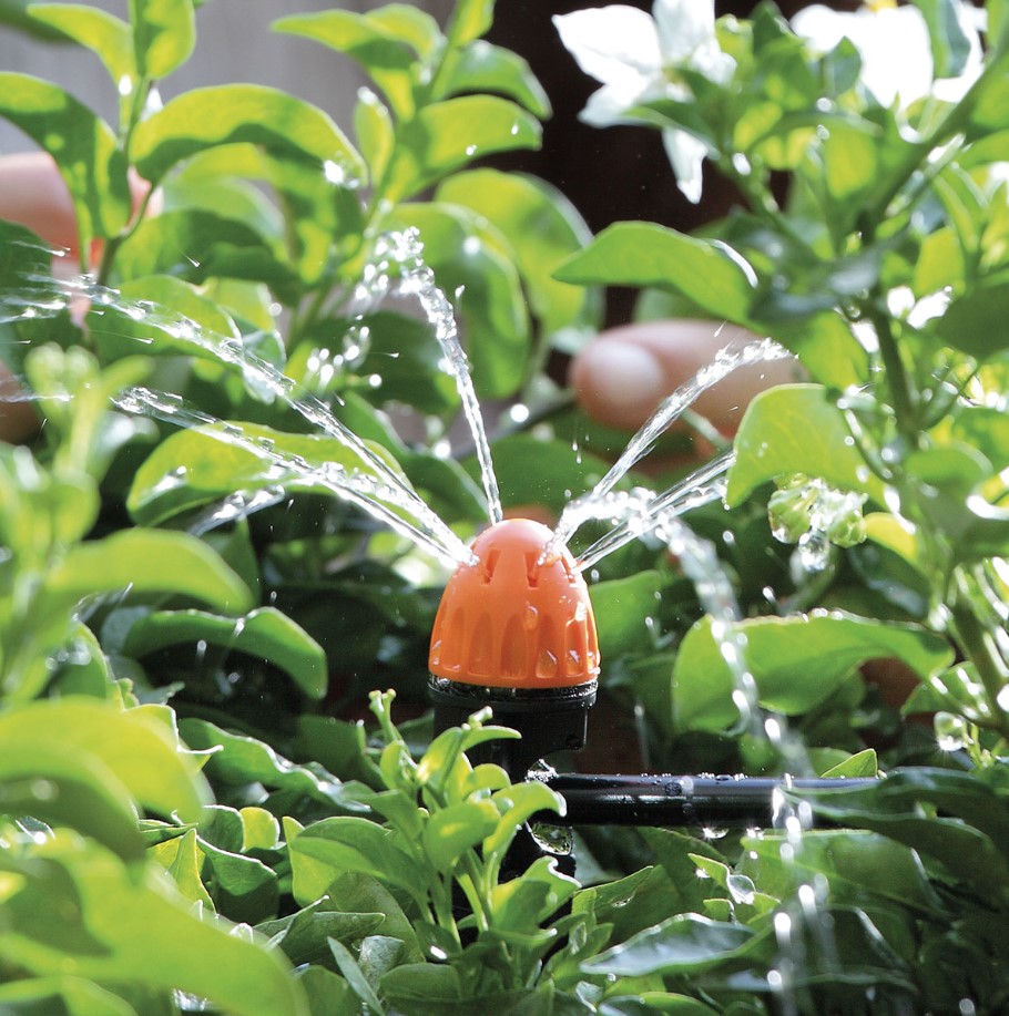 Капельница на спице Claber 1/4" 0-40л/ч, 10 шт.