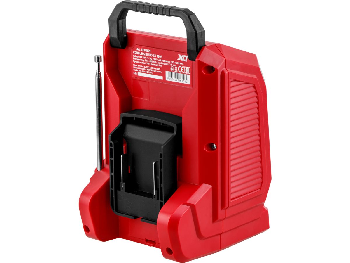 Аккум. радио WORTEX CR 1803 в кор. ALL1 XLT SOLO