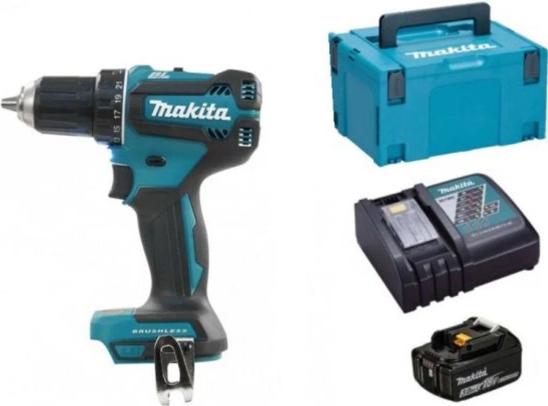 Аккумуляторная дрель-шуруповерт MAKITA DDF 485 ZA3 в кейсе MAKPAC (АКБ 3Ач + ЗУ)