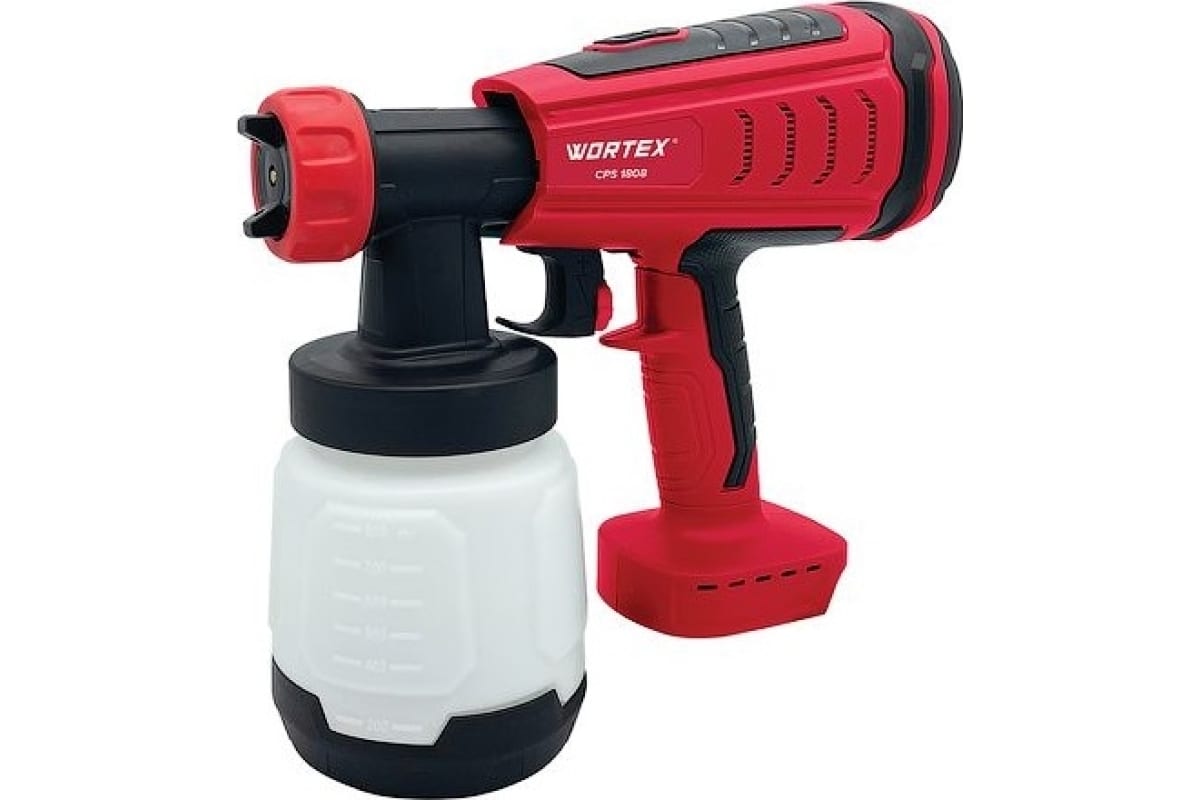Аккум. краскораспылитель WORTEX CPS 1808 + АКБ и ЗУ