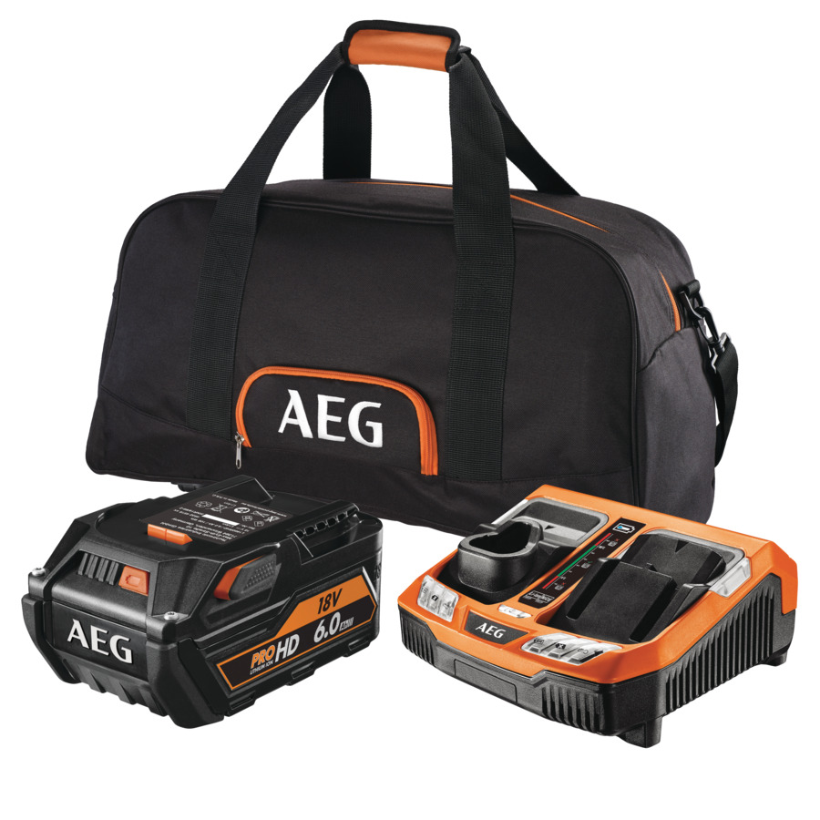 Аккумулятор AEG SET LL18X02BL2 (2) с зарядным устройством (в сумке)