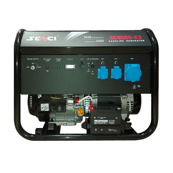 Генератор бензиновый Senci SC6000-E3