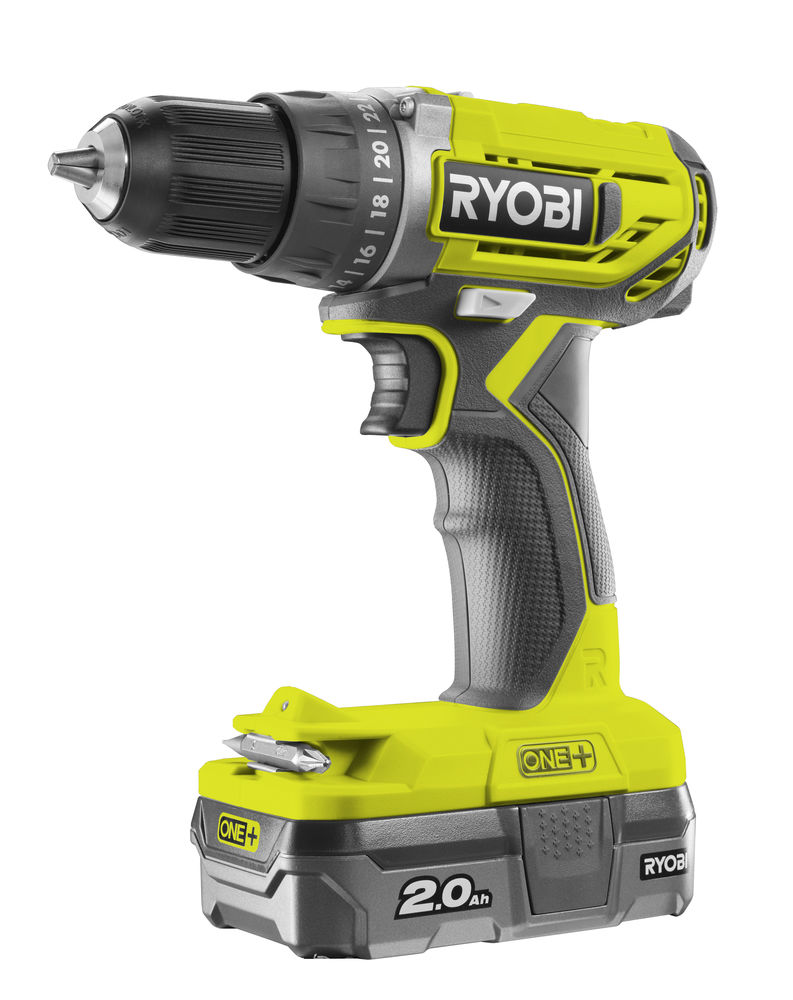ONE + / Дрель-шуруповерт RYOBI R18DD2-120G
