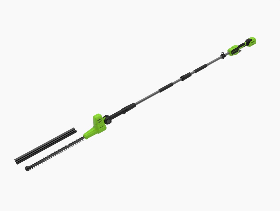 Кусторез штанговый аккумуляторный Greenworks G24PH511