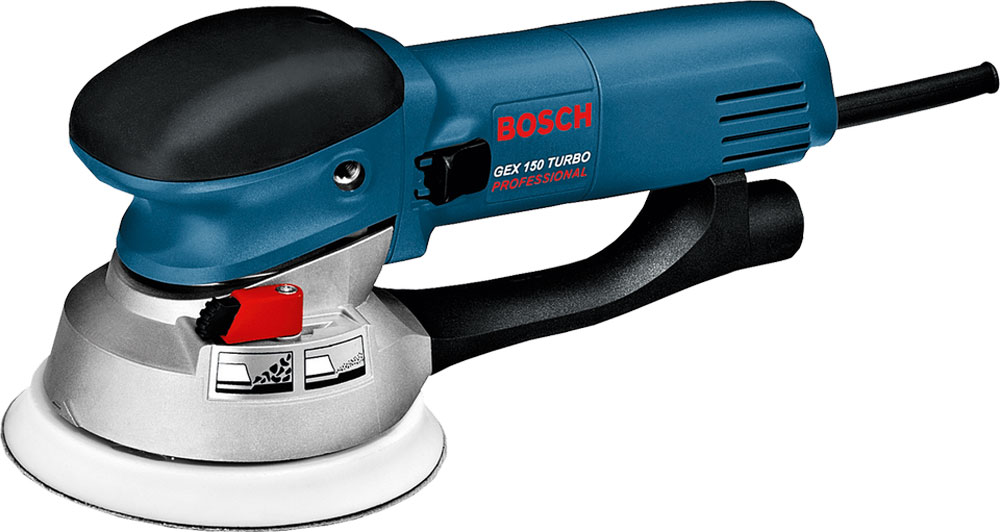 Шлифовальная машина Bosch GEX 150 TURBO в чем.