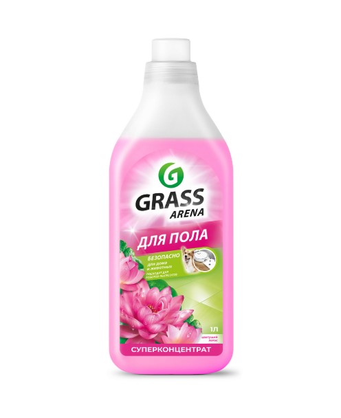 Средство моющее для пола с полирующим эффектом GraSS "Arena" (цветущий лотос), 1л