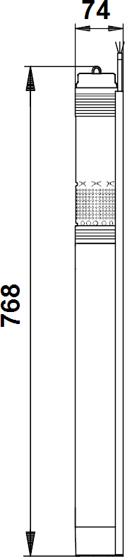Скважинный насос Grundfos SQ 3-55