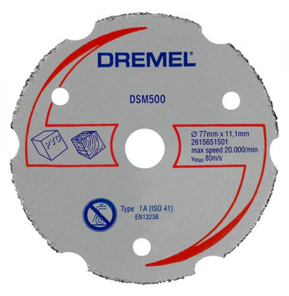 ОТРЕЗНОЙ ДИСК МНОГОФУНКЦИОНАЛЬНЫЙ ТВЕРДОСПЛАВНЫЙ DREMEL (DSM 500) 1шт