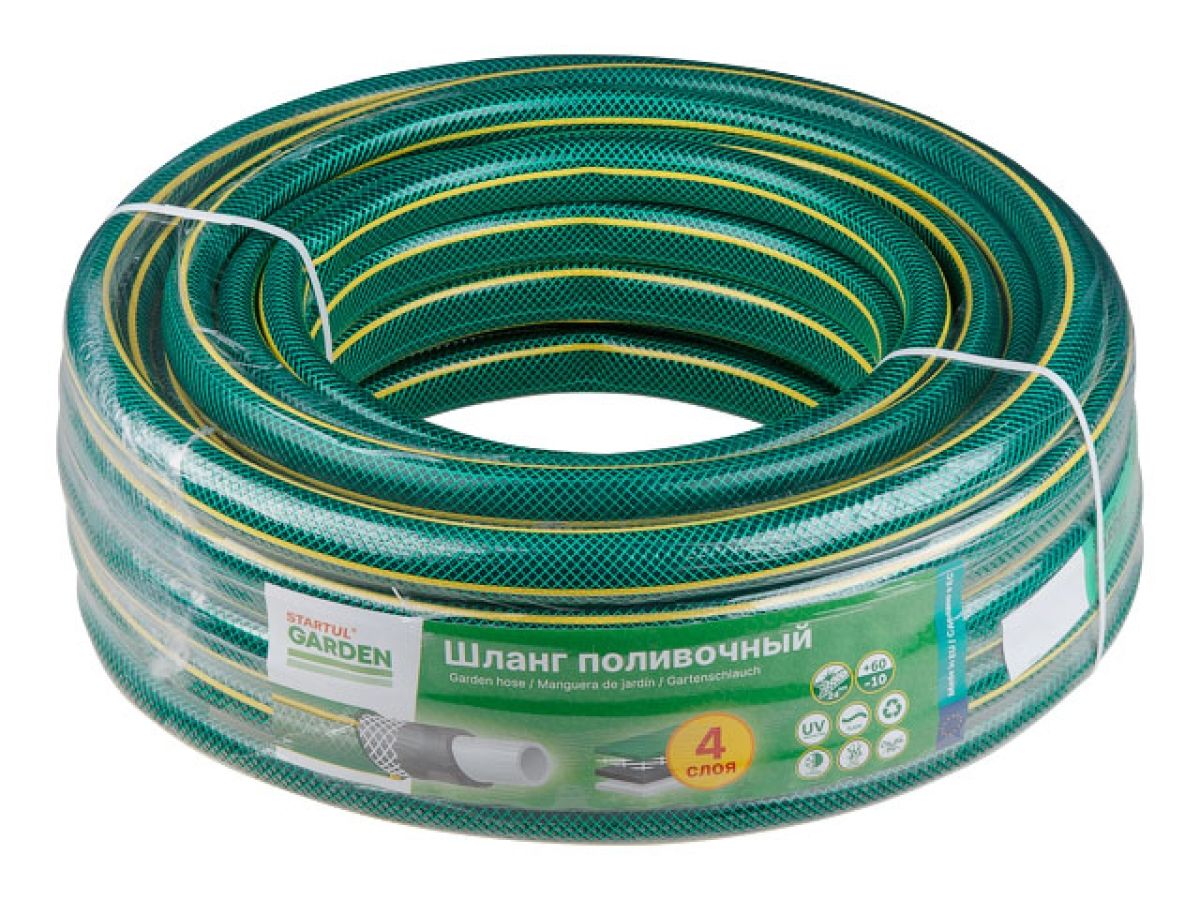 Шланг поливочный 5/8" 50м STARTUL GARDEN (4 слоя)