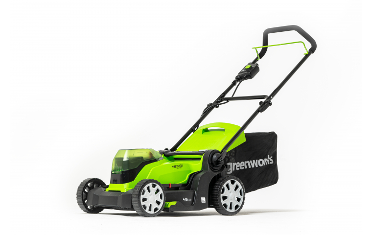 Аккумуляторная газонокосилка Greenworks G24X2LM41 2x24В