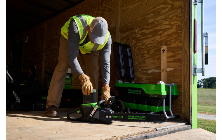 Пила цепная аккумуляторная Greenworks GD82CS51K5 82В (в комплекте АКБ + ЗУ)