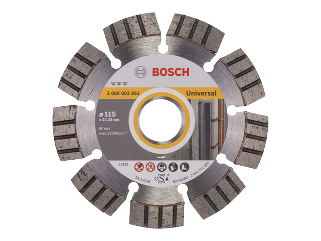 Алмазный круг 115х22,23мм универсальный Best (BOSCH)