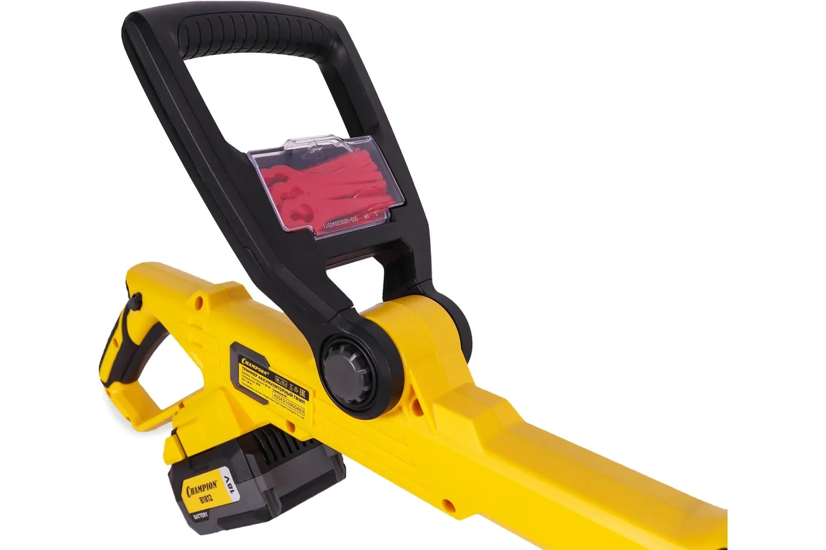 Триммер аккумуляторный CHAMPION TB1811 (+АКБ и ЗУ)