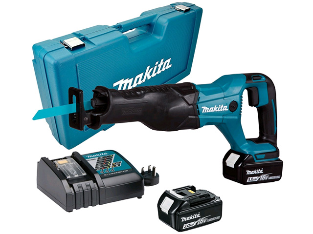Аккум. сабельная пила MAKITA DJR 186 RFE