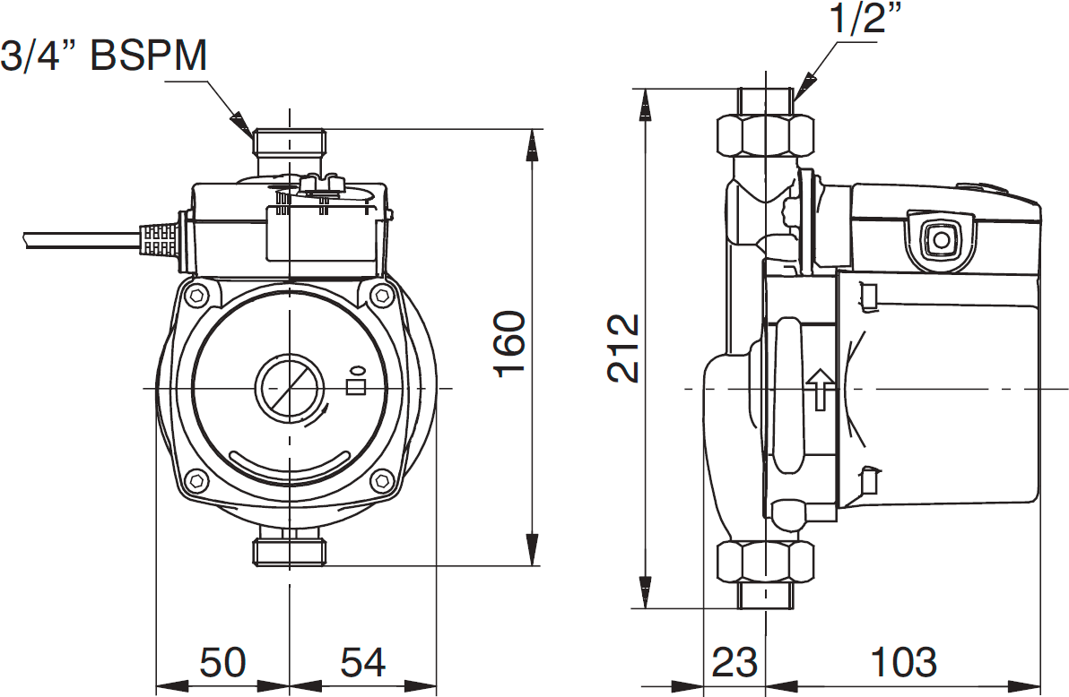 Циркуляционный насос UNIPUMP UPA 15-90