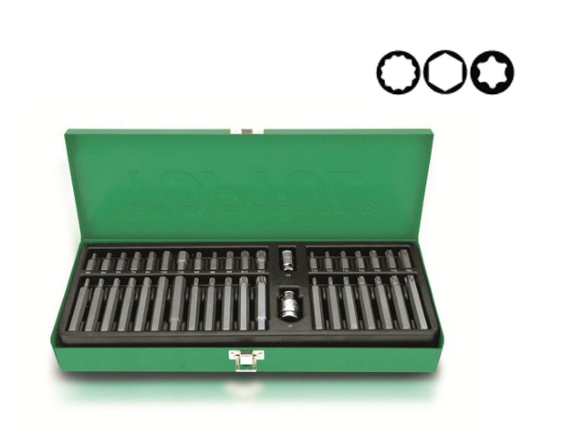 Набор бит 40пр. в металлическом боксе TOPTUL (GAAD4002)