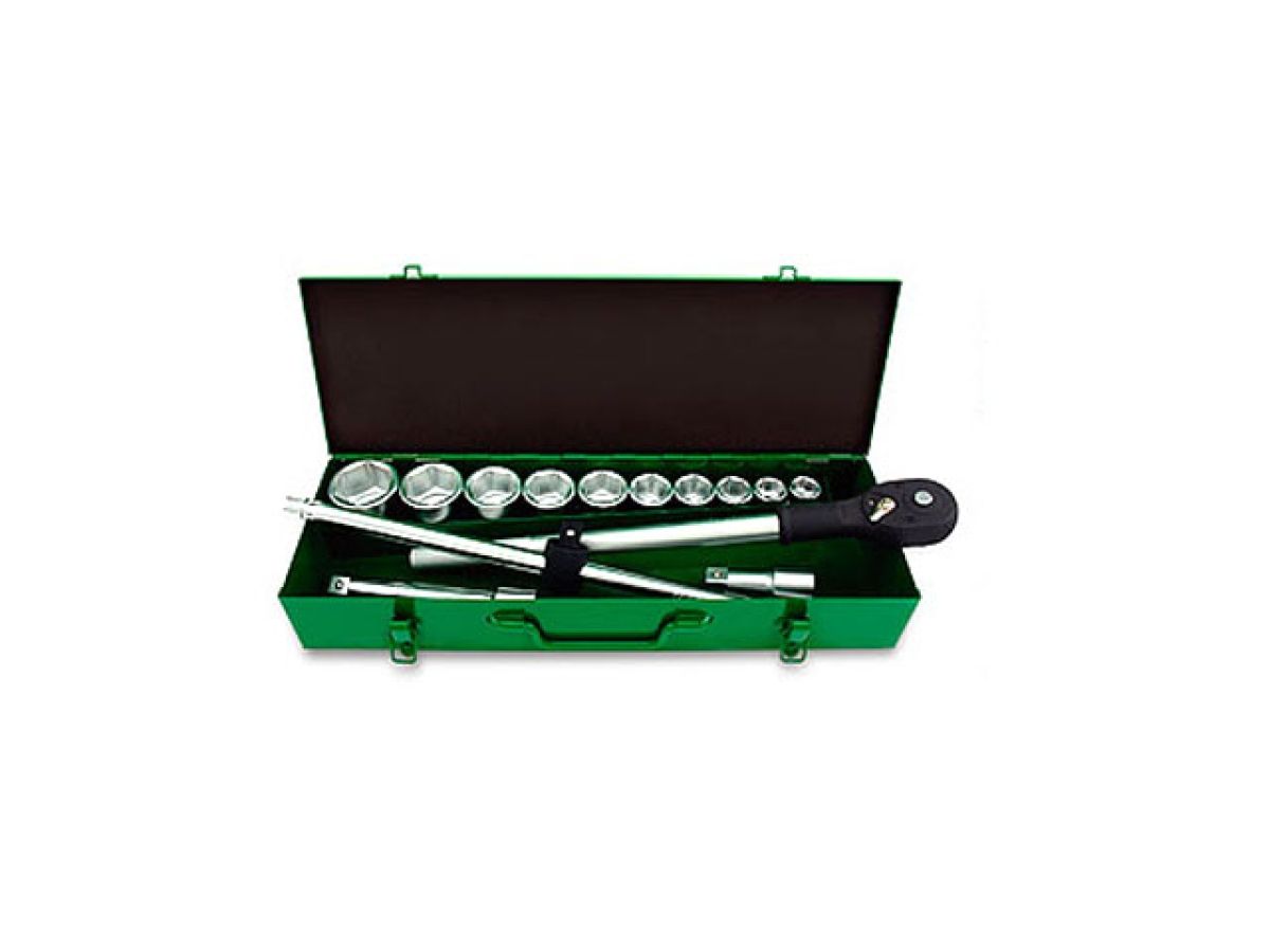 Набор головок 3/4" 22-50мм 14предм. 6гр. металлический кейс TOPTUL (GCAD1405)