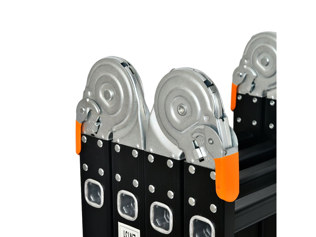 Лестница алюм. многофункц.4х3 ступ.(175см/355см) 12,3кг BLACK LINE STARTUL (ST9930-03)
