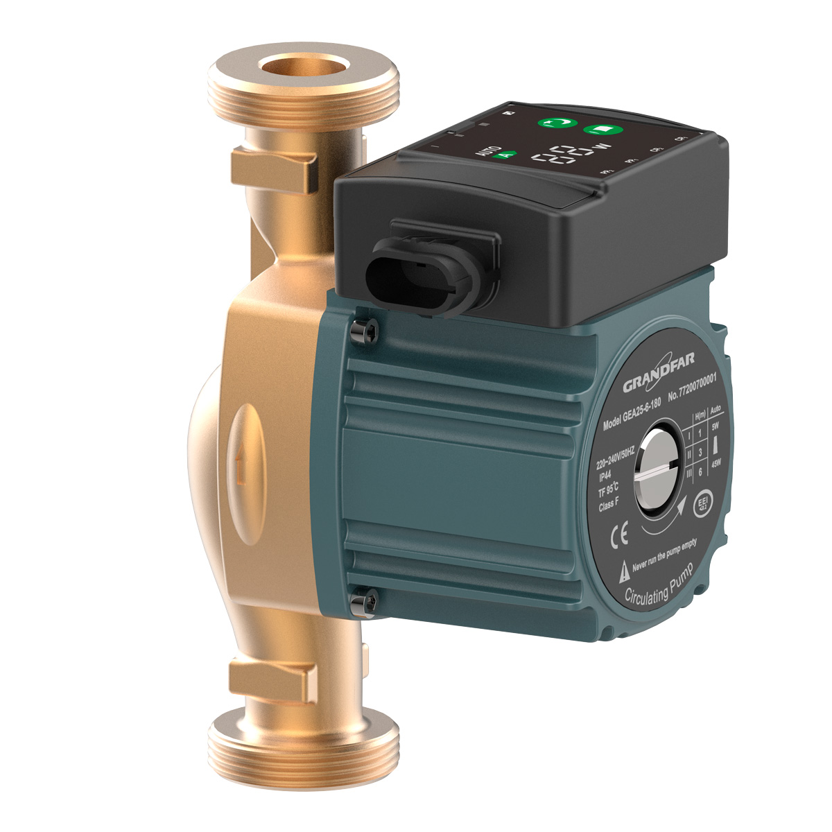 Циркуляционный насос частотный для ГВС GRANDFAR GEA32-8-180U