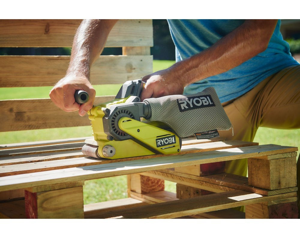 Ленточная шлифмашина RYOBI R18BS-0