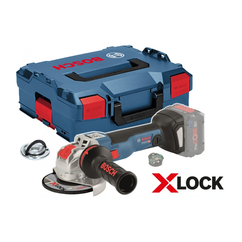 Угловая шлифмашина Bosch GWX 18V-10 C в чем. (Без АКБ и ЗУ)