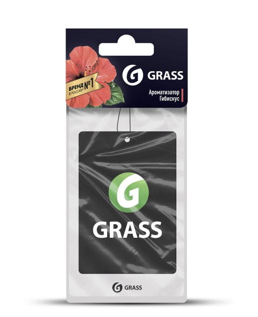 Ароматизатор воздуха картонный GraSS (гибискус)