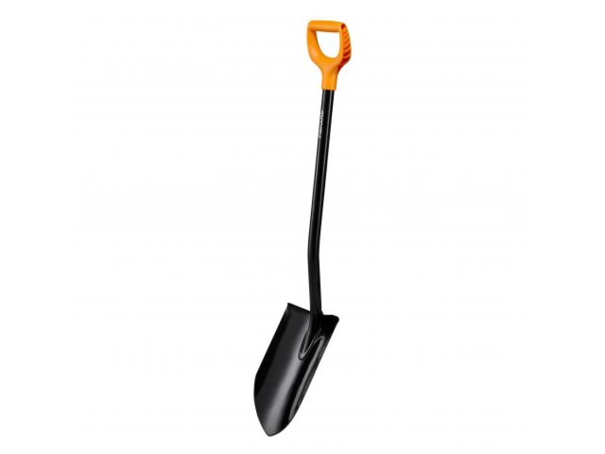 Лопата штыковая с удлиненным лезвием XL Blade FISKARS (черная) (1067516)
